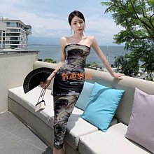 【情趣樂園】新款洋裝 韓版又純又欲吊帶洋裝女裝夏季2024新款甜欲風辣妹性感抹胸短版裙子 連身裙 針織洋裝 細肩帶洋裝 綁帶洋 歷史價格詳細信息