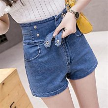 黑色高腰牛仔短褲女夏季新款大碼胖mm顯瘦遮肚小個子a字闊腿熱褲 歷史價格詳細信息