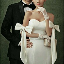 ?拍照手套?  新娘敬酒禮服 手套 酒紅色黑色金絲絨復古宴會婚紗拍照加長明星同款 歷史價格詳細信息