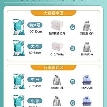 真空熊發發壓縮收納袋衣物棉被子抽氣神器家用行李箱專用密封袋子~沁沁百貨 歷史價格詳細信息