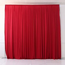 【熱賣精選】婚慶背景紗幔布幔中式婚禮堂舞臺幕布帷幔結婚背景打底特價 歷史價格詳細信息