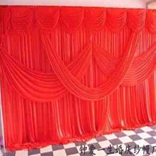 舞臺幕布婚慶背景紗幔加厚遮光布幔婚禮金絲絨背景布黑色絨布 歷史價格詳細信息