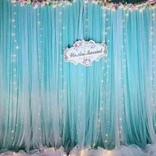 舞臺幕布婚慶背景紗幔加厚遮光布幔婚禮金絲絨背景布黑色絨布 歷史價格詳細信息