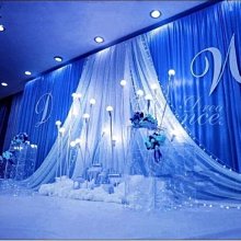 下殺-新款背景紗幔婚慶舞臺迎賓區簽到臺創意布置包郵婚禮帷 歷史價格詳細信息