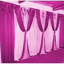 下殺-新款背景紗幔婚慶舞臺迎賓區簽到臺創意布置包郵婚禮帷 歷史價格詳細信息