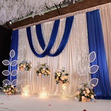 舞臺幕布婚慶背景紗幔加厚遮光布幔婚禮金絲絨背景布黑色絨布 歷史價格詳細信息