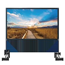 防風戶外投影幕布戶外露營投影儀幕布支架落地100寸120寸投影幕布 歷史價格詳細信息