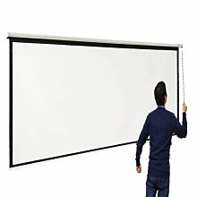 現貨投影幕布手拉卷簾投影儀幕布60-150寸16:9/4:3家用辦公手動高清幕 歷史價格詳細信息
