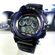 O.T.S 運動雙顯錶 電子錶 時間/鬧鐘/碼錶/冷光 防水10M【贈盒】 ☆匠子工坊☆【K0059】 歷史價格詳細信息