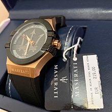 瑪莎拉蒂 MASERATI 名錶 POTENZA R8851108002  黑色PU錶帶款 現貨 特價一隻 價格比較,價格查詢,歷史價格詳細信息