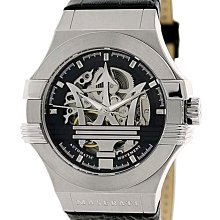 瑪莎拉蒂 MASERATI 名錶 POTENZA R8851108002  黑色PU錶帶款 現貨 特價一隻 歷史價格詳細信息