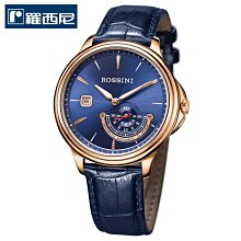 窩美ROSSINI新款簡約休閒風純黑精鋼男士手錶616725 歷史價格詳細信息