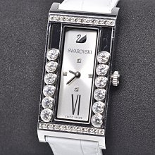 《寶萊精品》SWAROVSKI 銀白長型大晶鑽女子錶 價格比較,價格查詢,歷史價格詳細信息