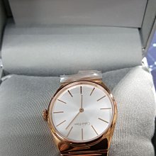 CK Calvin Klein凱文克萊K2Y231C3(小)摩登時尚 灰黑面銀框黑皮帶 獨立小秒針 女錶【錶飾精品】 歷史價格詳細信息