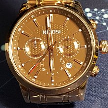 nibosi品牌經典時尚男士手錶  精形表殼非機械錶手錶夜光防水 歷史價格詳細信息