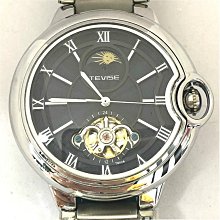 最新款 TEVISE 瑞士註冊 優雅時尚名牌陀飛輪設計款羅馬數字 鏤空底蓋 鋼帶全自動機械錶型男手錶【S & C】 價格比較,價格查詢,歷史價格詳細信息