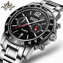 【飾碧得】AESOP伊索正品男士全自動機械表防水夜光鋼帶表時尚9027 歷史價格詳細信息