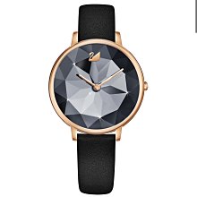 SWAROVSKI施華洛世奇手錶時尚水晶錶面切割皮質錶帶石英女士腕錶 5416003 歷史價格詳細信息