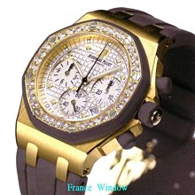 法國櫥窗ap愛彼女表promesse 頂級鑽石2克拉 全18k白金 藍寶石水晶玻璃 歷史價格詳細信息