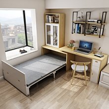 轉角書桌書架組合書桌式L型寫字桌臥室女孩電腦梳妝檯化妝一體桌 歷史價格詳細信息