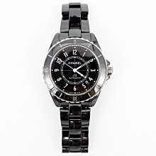 CHANEL 香奈兒  J12 黑色 陶瓷 38mm 機械腕錶. 歷史價格詳細信息