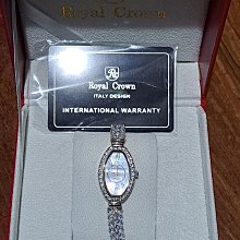 Royal Crown 夢亞克朗奢華時來運轉移動滑鑽設計珍珠母貝錶面 時尚石英女錶 情人送禮【S & C】柒時尚 歷史價格詳細信息