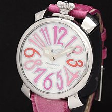 【精品廉售/手錶】義大利潮牌Gaga Milano 神秘黑 石英男士腕錶/鎖龍頭*Manuale 40 5022*美品* 歷史價格詳細信息