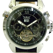 [專業] 機械錶 [ORKINA 6466] ORKINA 時尚機械自動男錶[黑色面-鏤空]軍/中性錶 歷史價格詳細信息