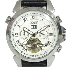 [專業] 機械錶 [ORKINA 6466] ORKINA 時尚機械自動男錶[黑色面-鏤空]軍/中性錶 歷史價格詳細信息