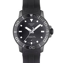 TISSOT 天梭 SEASTER 1000 海洋之星300米潛水錶/黑X金/40mm/T1208072205100 歷史價格詳細信息