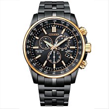 CITIZEN星辰 三眼計時黑鋼光動能腕錶AT2145-86E 歷史價格詳細信息