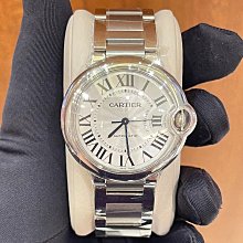 CARTIER 卡地亞 Ballon Bleu WSBB0046 經典羅馬時標機械鍊帶款x粉紅面x33mm 歷史價格詳細信息