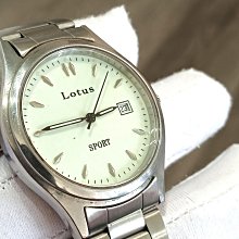 Lotus 日期顯示 Water Resistant CP值高 蓮花品牌 生活防水  Sport 男石英錶-手圍19公分 歷史價格詳細信息