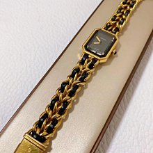 CHANEL Premiere 香奈兒 經典 金色 皮穿鍊手錶 首映錶 石英錶 M號 方糖 歷史價格詳細信息
