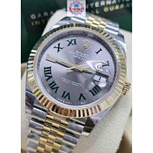 ROLEX 勞力士126233 Datejust 稀有停產款面 金棕梠面 -36mm 歷史價格詳細信息