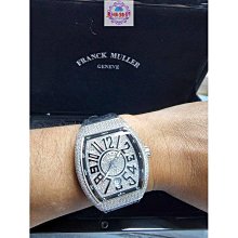 Franck Muller 法蘭穆勒 FM Vanguard V45 45MM 白鋼 豪華鑽錶 自動機芯 盒單全 歷史價格詳細信息