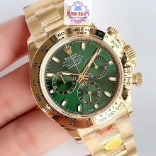 Rolex-勞力士 DAYTONA 116508系列 綠金迪 4130計時機芯 包18K金 40mm男表 機械 歷史價格詳細信息