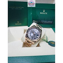 勞力士 326934 藍面天行者 ROLEX sky dweller 品項近全新 新錶即貼膜 少戴 126500 336934可參考 歷史價格詳細信息
