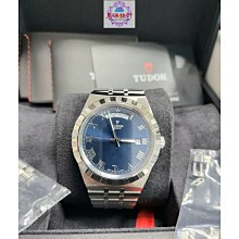Tudor 帝鉈 ROYAL Day Date 28600 皇家 藍色 太陽紋 全新 台灣AD 41MM 21年 歷史價格詳細信息
