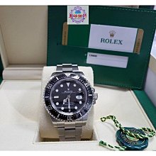 ROLEX勞力士 126600 Sea-Dweller 2018/06卡 單紅海使 MK1面盤 短期數 大眾當舖B076 歷史價格詳細信息