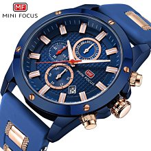 手錶 MINI FOCUS品牌手錶 爆款男錶夜光防水真皮錶帶休閑男手錶0415G 歷史價格詳細信息