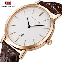 手錶 MINI FOCUS 簡約時尚男錶三眼六針日歷防水金屬網帶男手錶0185G 歷史價格詳細信息