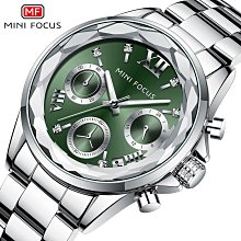手錶 MINI FOCUS商務男錶 時尚大錶盤夜光石英錶防水鋼帶男手錶MF0282G 歷史價格詳細信息