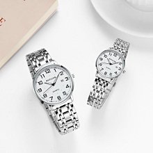 女生手錶 男士手錶 男士中老年人手錶男款爸爸情侶錶女款老人專用防水機械鋼帶石英錶 歷史價格詳細信息