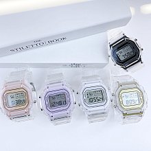 手錶獨角獸電子手表男女ins學院風初高中學生韓版運動防水夜光多功能-雙喜生活館 歷史價格詳細信息