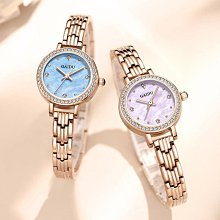 手錶 女士手錶時尚鑲鉆小錶盤腕錶簡約氣質防水小酒桶石英女錶 歷史價格詳細信息