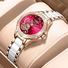 手錶 亞鉑尼手錶女士直播大錶盤熱貨陶瓷女錶個性音符防水自動機械 價格比較,價格查詢,歷史價格詳細信息