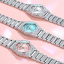 女士手錶 滿鉆時來運轉手表女抖音同款時尚防水簡約女表學生ins風XDY超夯 正品 活動 優惠 歷史價格詳細信息