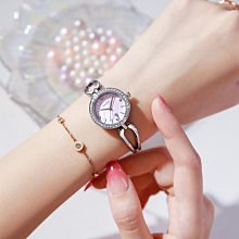 手錶 女士手錶時尚鑲鉆小錶盤腕錶簡約氣質防水小酒桶石英女錶 歷史價格詳細信息