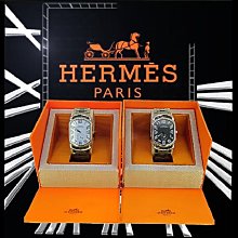 賀成交【英皇精品集團 】HERMES 愛馬仕 黑白撞色 對錶 價格比較,價格查詢,歷史價格詳細信息
